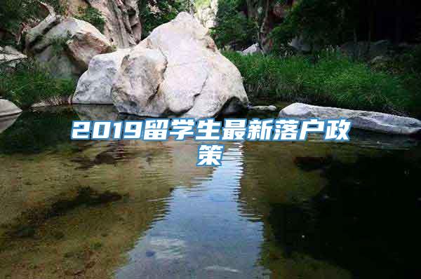 2019留学生最新落户政策