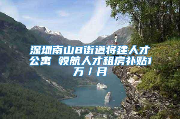 深圳南山8街道将建人才公寓 领航人才租房补贴1万／月