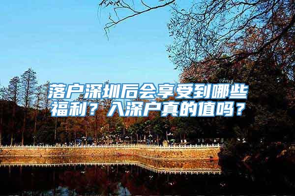 落户深圳后会享受到哪些福利？入深户真的值吗？