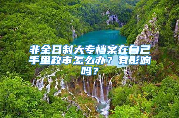 非全日制大专档案在自己手里政审怎么办？有影响吗？