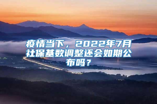 疫情当下，2022年7月社保基数调整还会如期公布吗？