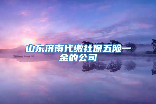 山东济南代缴社保五险一金的公司