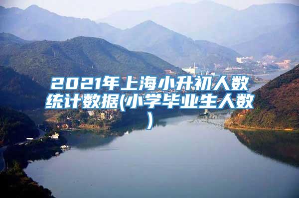 2021年上海小升初人数统计数据(小学毕业生人数)