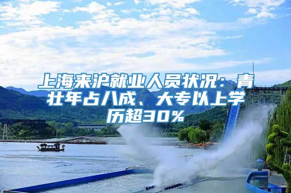 上海来沪就业人员状况：青壮年占八成、大专以上学历超30%