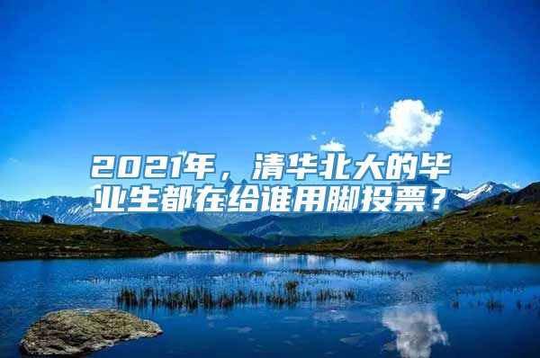 2021年，清华北大的毕业生都在给谁用脚投票？