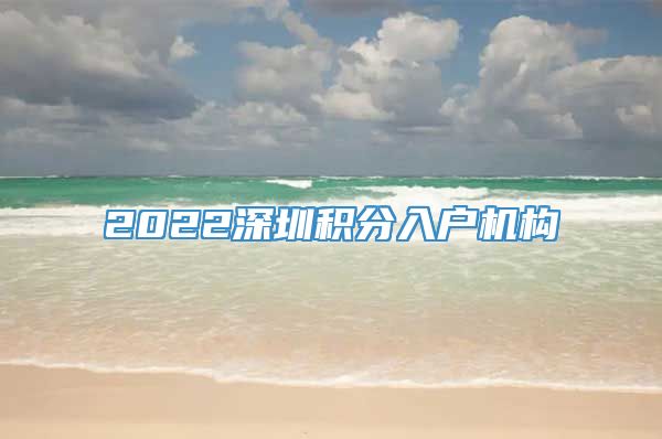 2022深圳积分入户机构