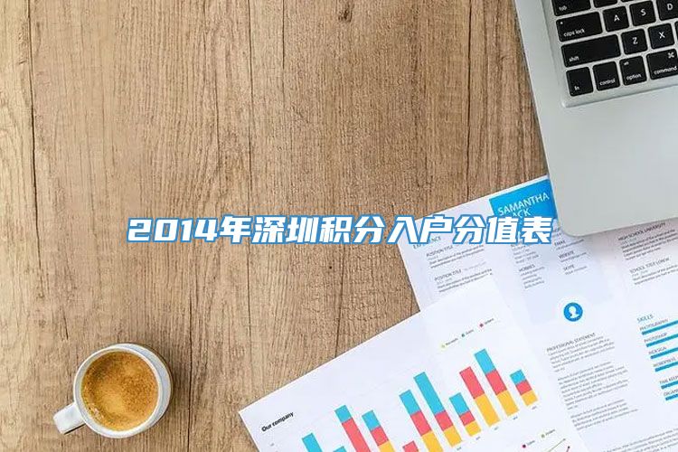 2014年深圳积分入户分值表