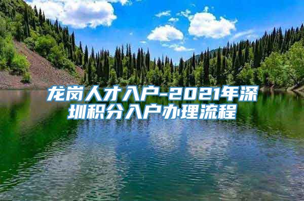 龙岗人才入户-2021年深圳积分入户办理流程