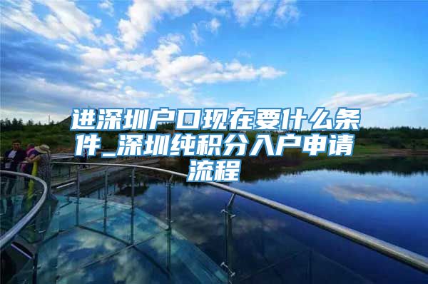 进深圳户口现在要什么条件_深圳纯积分入户申请流程