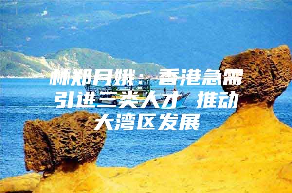 林郑月娥：香港急需引进三类人才 推动大湾区发展