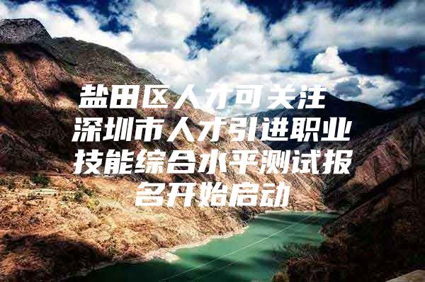 盐田区人才可关注 深圳市人才引进职业技能综合水平测试报名开始启动