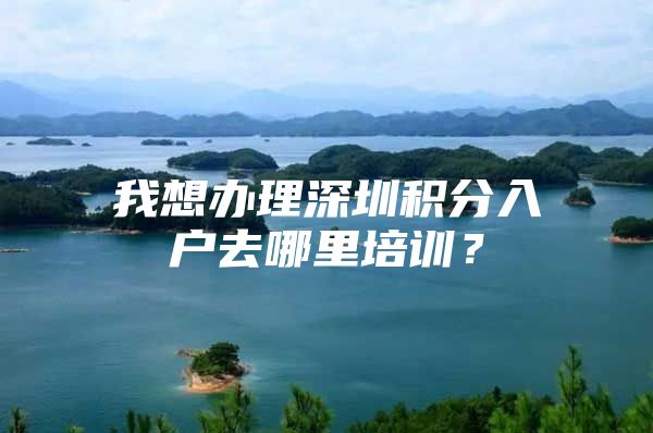 我想办理深圳积分入户去哪里培训？