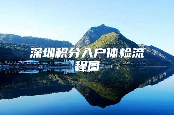 深圳积分入户体检流程图