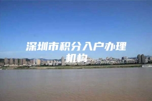 深圳市积分入户办理机构