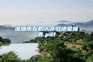 深圳市在职人才引进呈报表.pdf