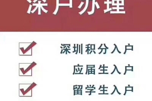 2022年深圳市人才引进测评与申报系统