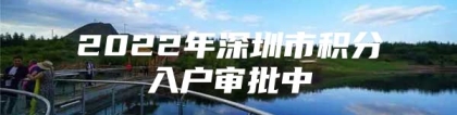 2022年深圳市积分入户审批中