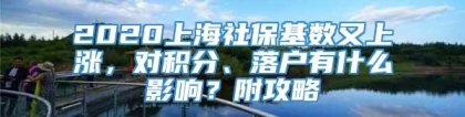 2020上海社保基数又上涨，对积分、落户有什么影响？附攻略