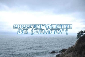 2022年深户办理流程和步骤（如何办理深户）