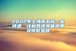 2022年上海市五险一金待遇，详解各项具体缴费及领取金额