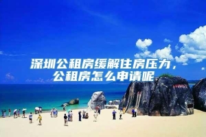 深圳公租房缓解住房压力，公租房怎么申请呢