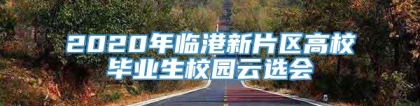 2020年临港新片区高校毕业生校园云选会