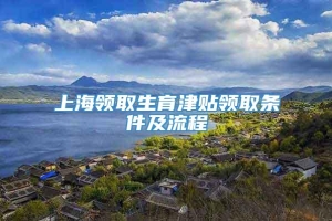 上海领取生育津贴领取条件及流程