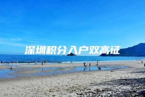 深圳积分入户双高证