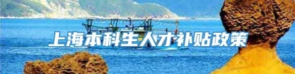 上海本科生人才补贴政策