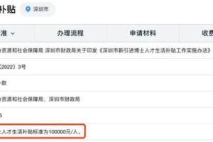 10万元／人！这一地，提高新引进博士人才生活补贴！