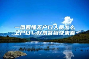 一图看懂无户口人员怎么上户口！权威答疑快来看