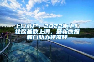 上海落户：2022年上海社保基数上调，最新数据和自助办理流程