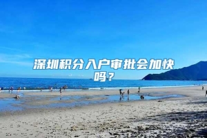 深圳积分入户审批会加快吗？