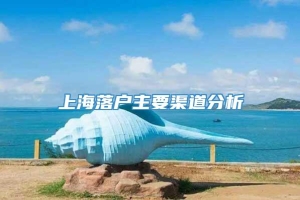 上海落户主要渠道分析