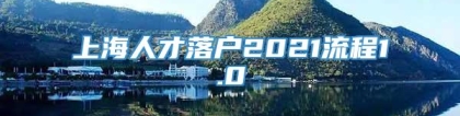 上海人才落户2021流程1.0