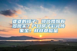 婆婆的镯子：现代婚姻有多现实？户口房子彩礼传家宝！样样都掂量