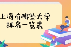 上海有哪些大学排名一览表2022最新版（本科、专科汇总65所）