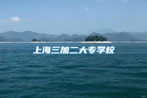 上海三加二大专学校