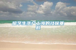 留学生落户上海的社保基数