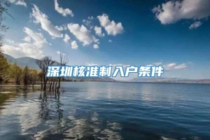 深圳核准制入户条件