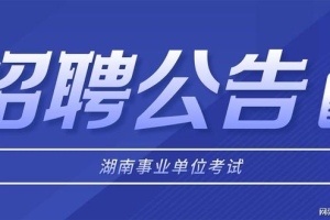 2022年湖南省邵阳市双清区事业单位人才引进16人公告