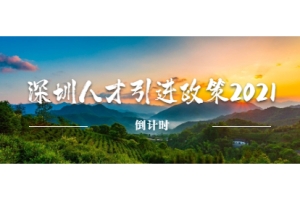 南山区人才引进补贴政策2021倒计时