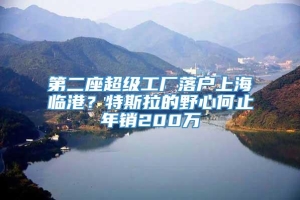 第二座超级工厂落户上海临港？特斯拉的野心何止年销200万